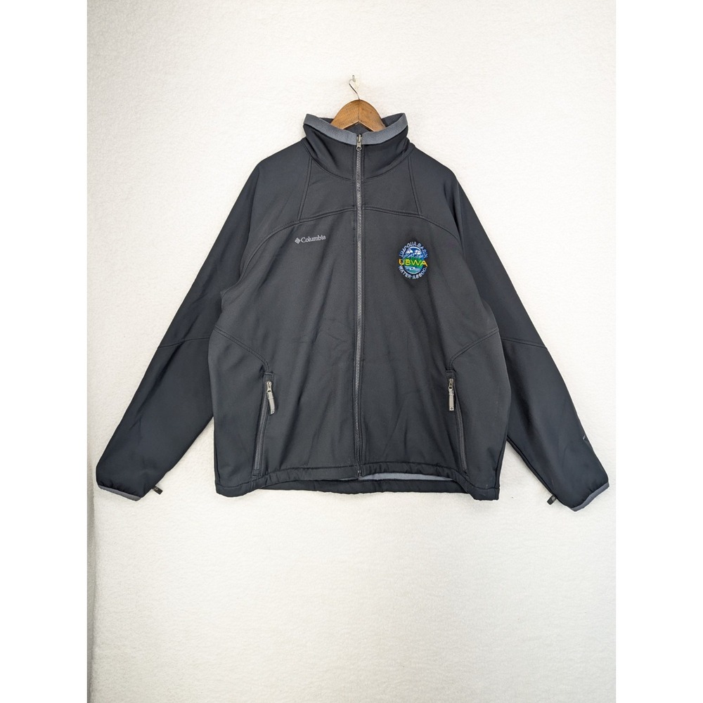 Columbia Men's Interchange Weatherproof Shell Jacket, Black Branded 2XL
